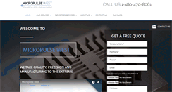 Desktop Screenshot of micropulsewest.com